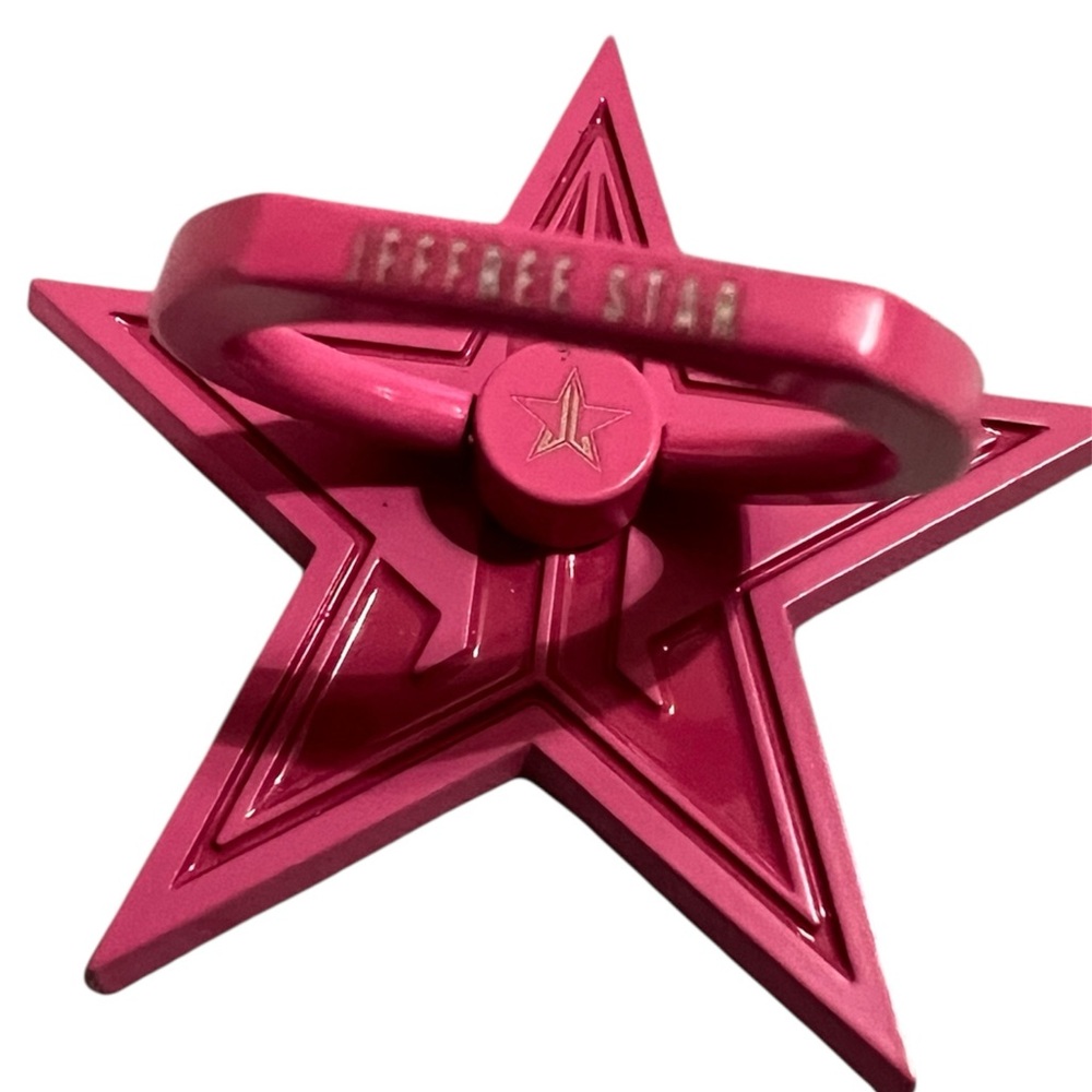 Jeffery Starr- Pink Star Shaped  Phone Ring Holder, Peel/Stick - Picture 2 of 3